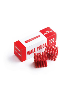 10100 RED PLUGS - 5mm x 25mm-TRADE PACK