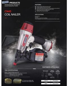 CN45 - COIL NAILER -19mm-50mm